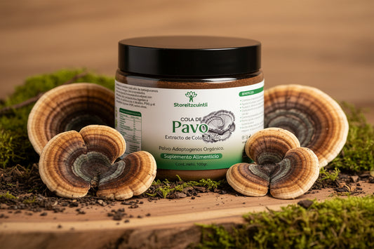 Cola de Pavo orgánica Trametes versicolor polvo México